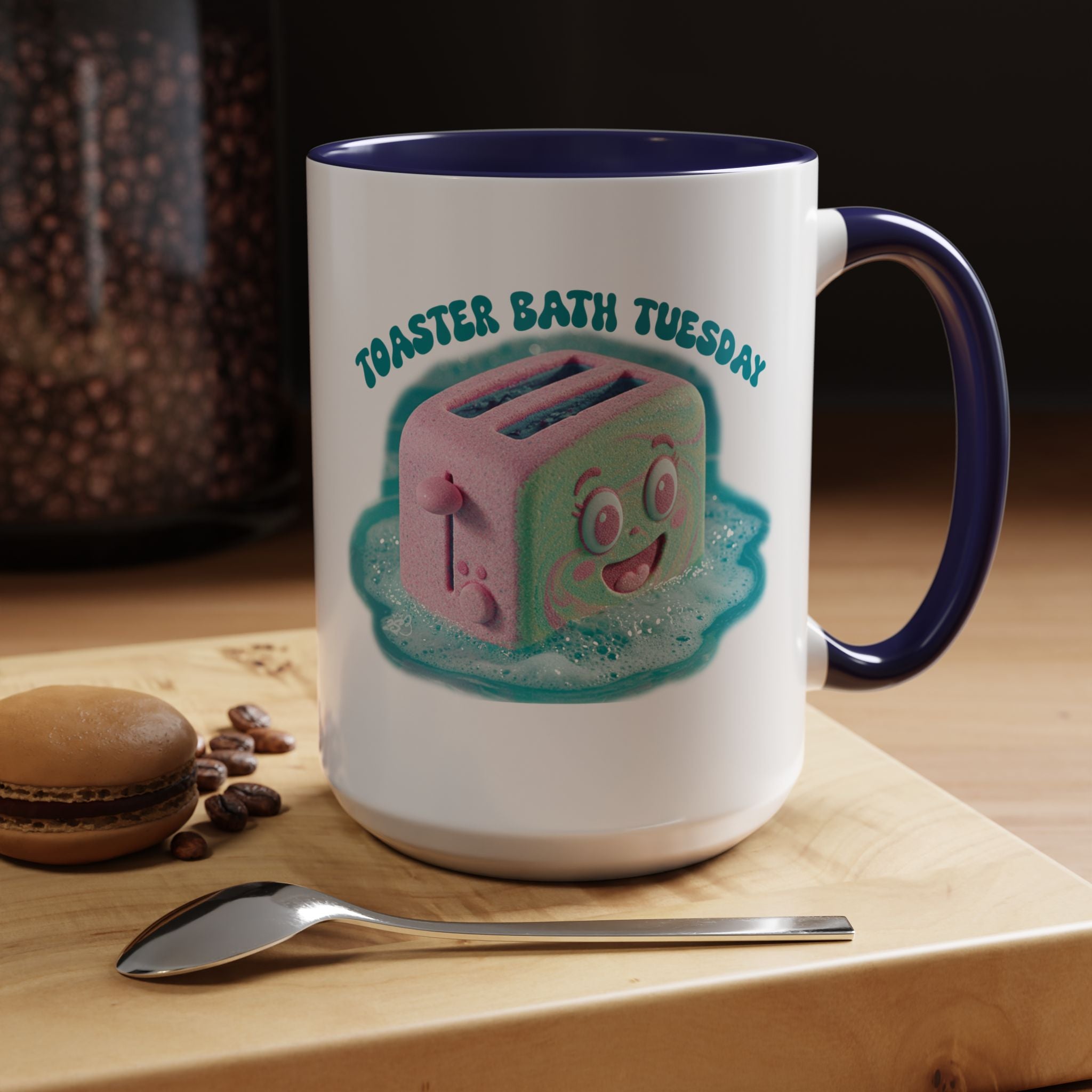 Toaster Bath Tuesday Mug - Funny Dangerous Bath Time Coffee Mug 11oz or 15oz