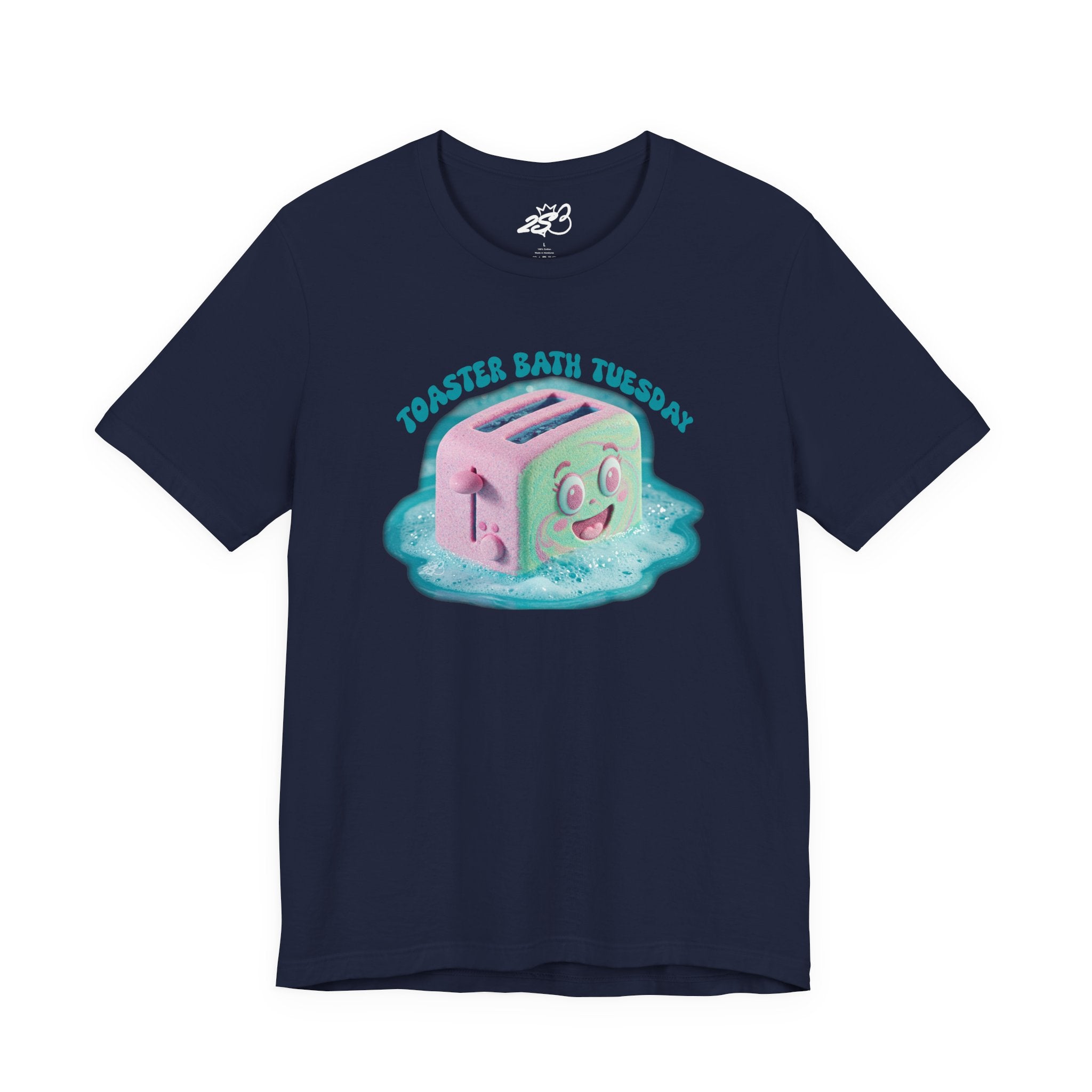 Toaster Bath Tuesday Unisex Jersey Short Sleeve Tee