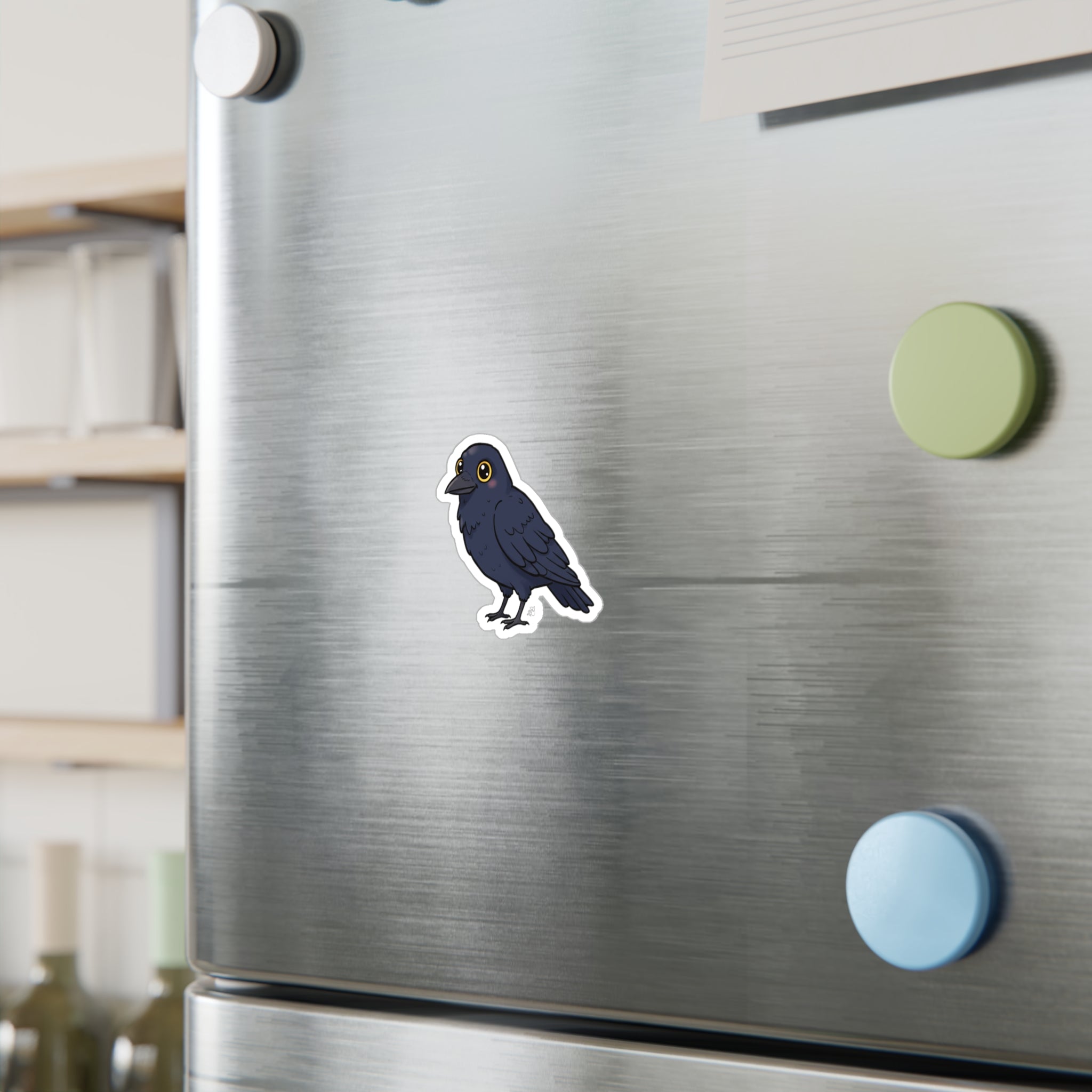 Cute Cartoon Crow Kiss-Cut Vinyl Decal