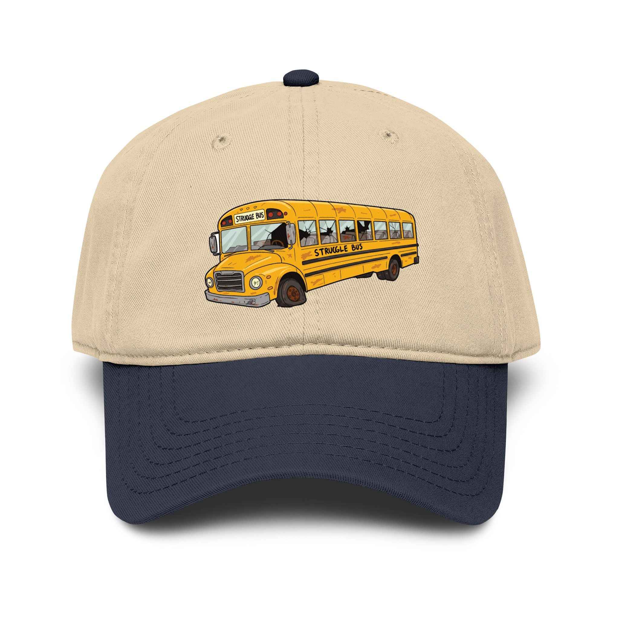 Struggle Bus Hat – Funny Garment Washed Baseball Cap