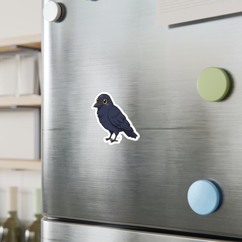 Cute Cartoon Crow Kiss-Cut Vinyl Decal