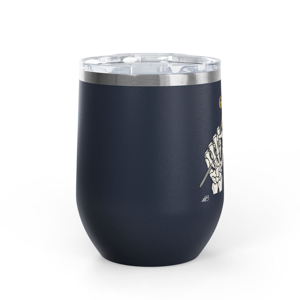 Grumpy Hookers Guild Tumbler – Funny Crochet Stainless Steel Wine Tumbler, 12oz