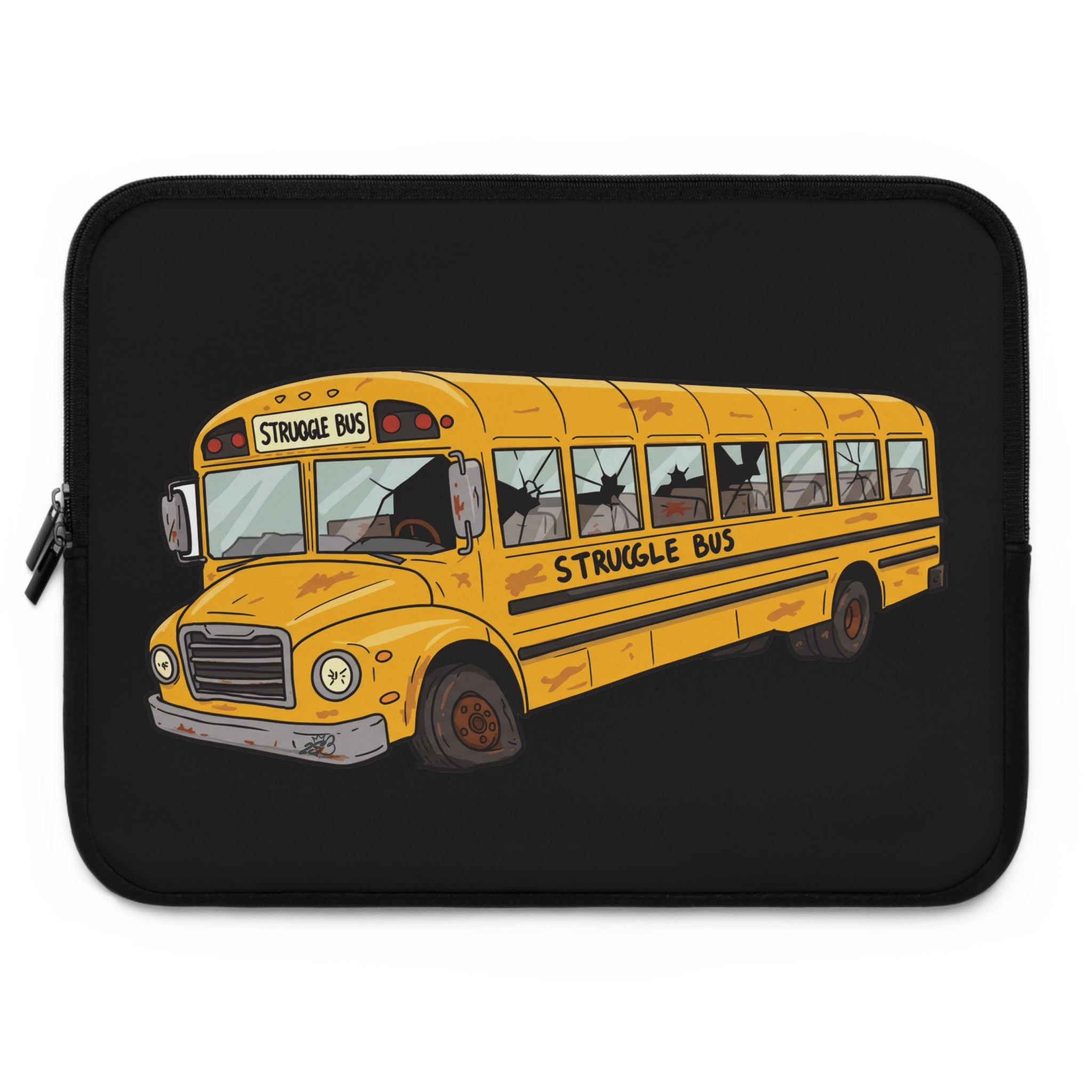 Struggle Bus Laptop/iPad/Kindle Sleeve – Protect Your Tech While You Fall Apart-Funny gift for Students, teachers, coworkers and friends