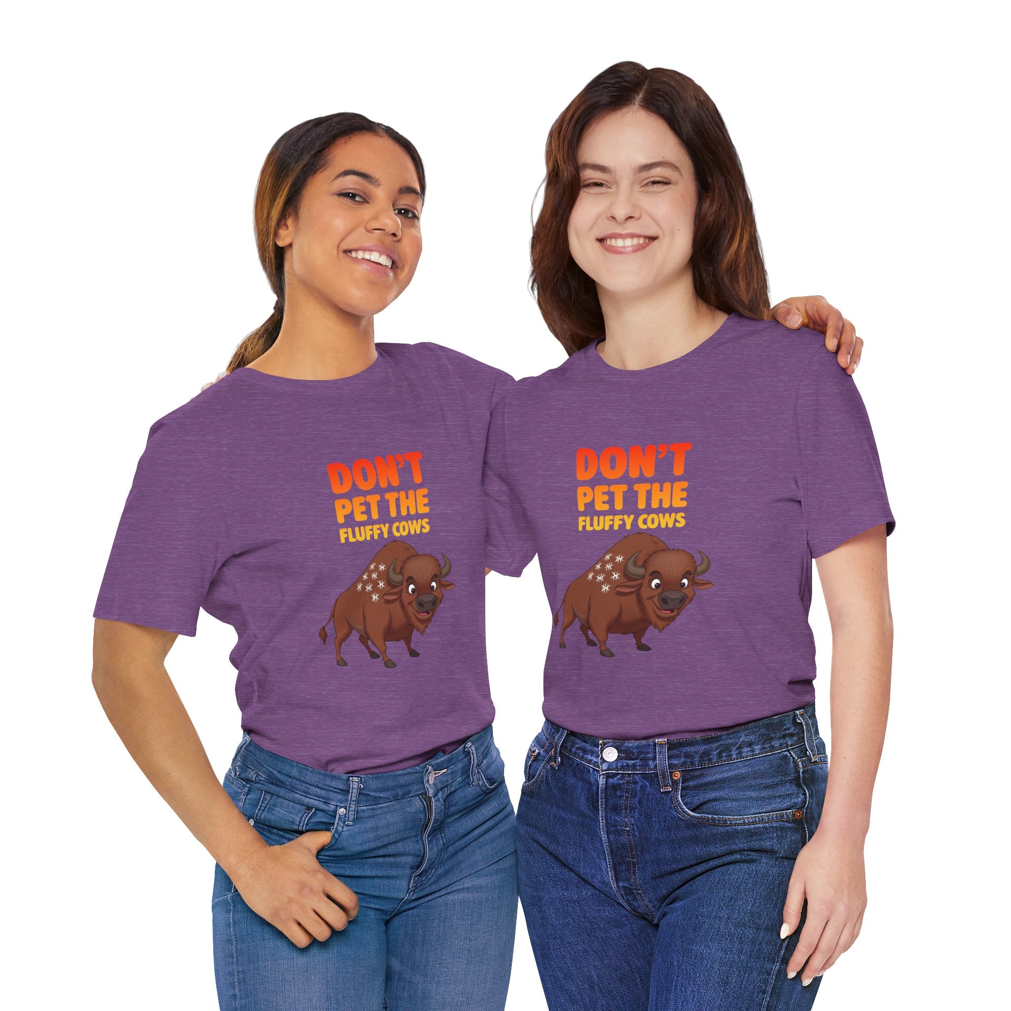 Don't Pet the Fluffy Cows T-Shirt – Funny Bison Tee