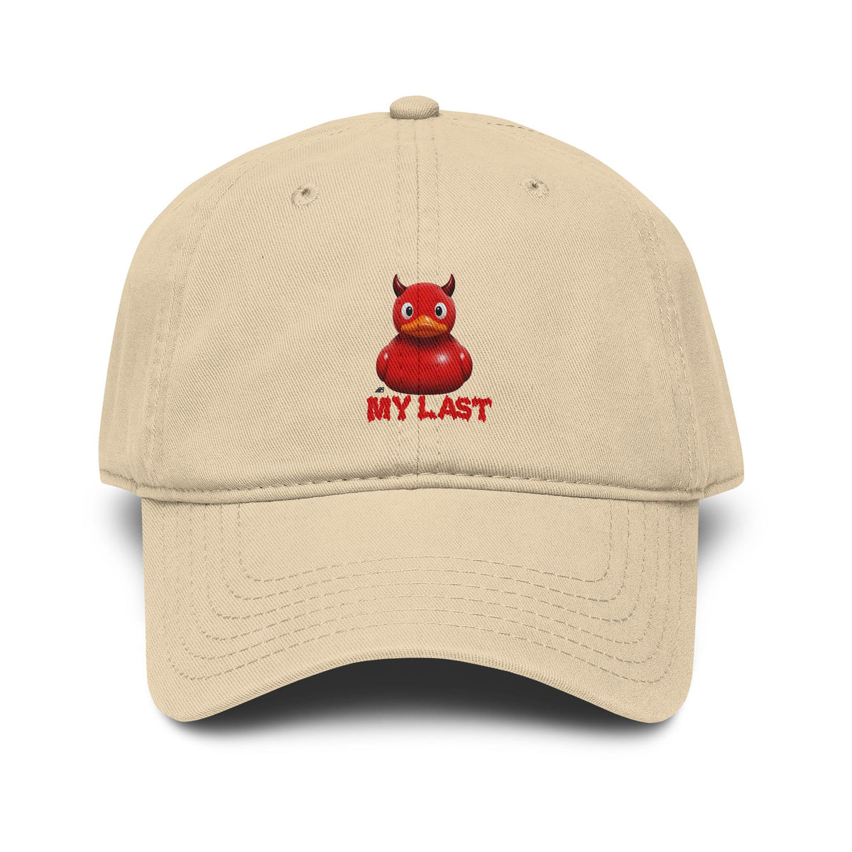 My Last Duck Hat – Funny Garment Washed Baseball Cap