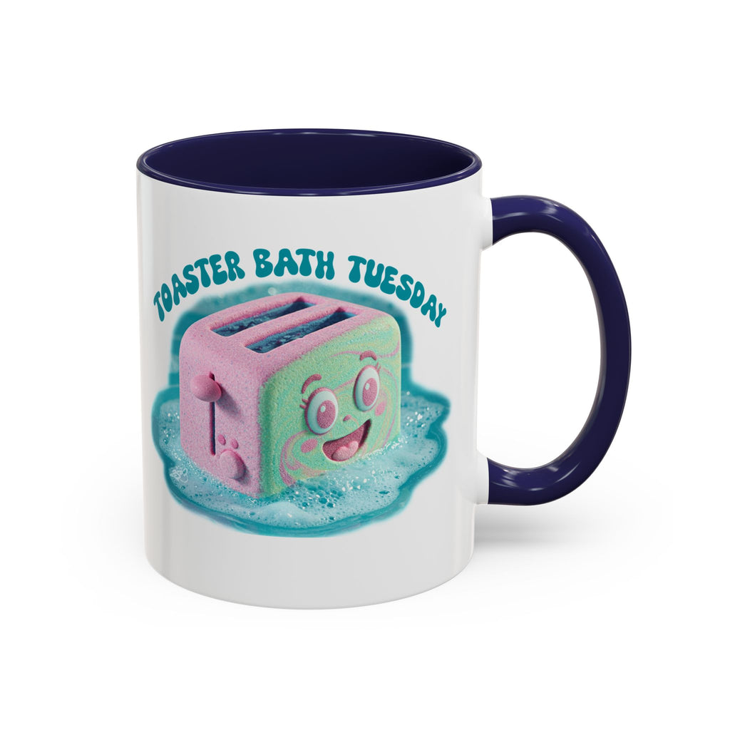 Toaster Bath Tuesday Mug - Funny Dangerous Bath Time Coffee Mug 11oz or 15oz