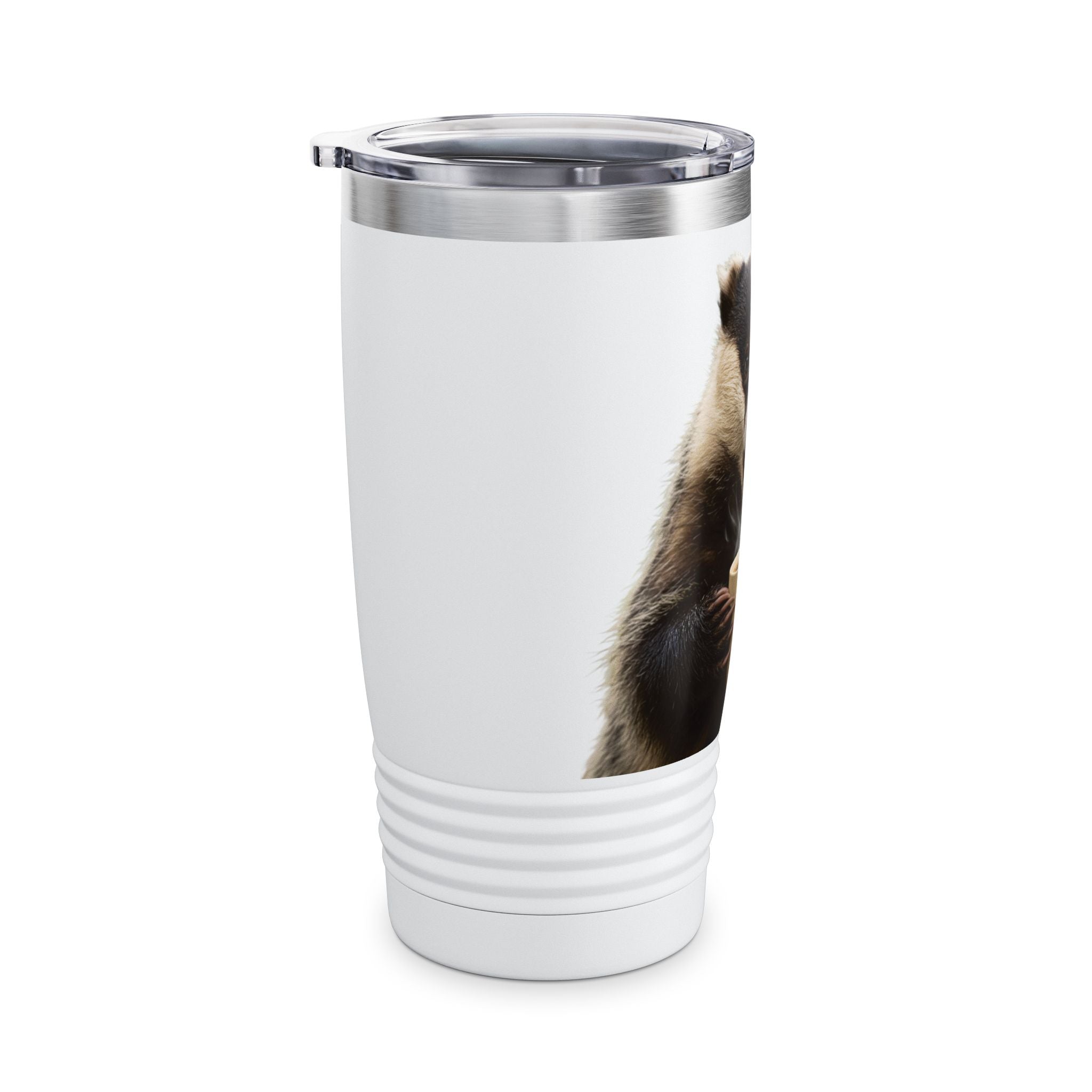Angry Badger “Fuck Off” 20oz Ringneck Tumbler, For When You Need Caffeine, Not Conversation Funny Gift for Coffee enthusiasts, coworkers, & friends