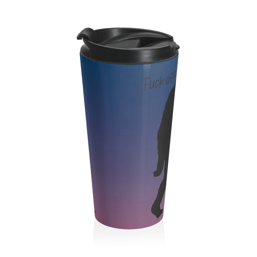 F.O. Squatch Anti-Social Crochet Hour 15oz Stainless Steel tumbler- Funny gift for Crocheters