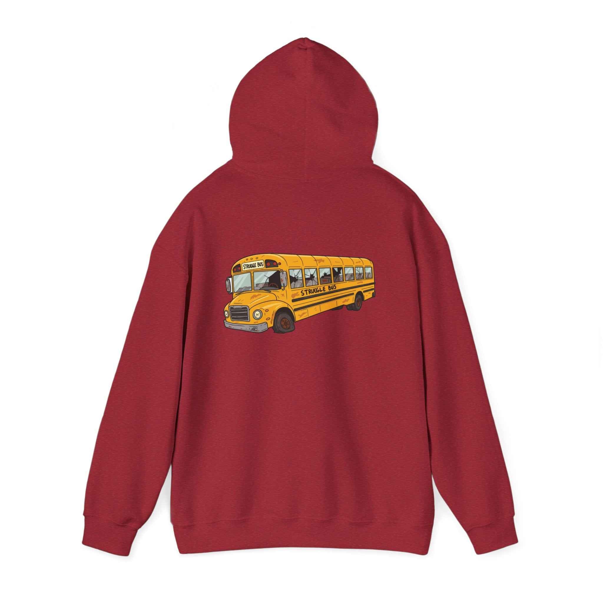 The Struggle Bus Hoodie – Crash Course in Cozy Chaos! Gift for Friends, Loved Ones and Anyone who's "Just surviving" - 2SB Snark Shop