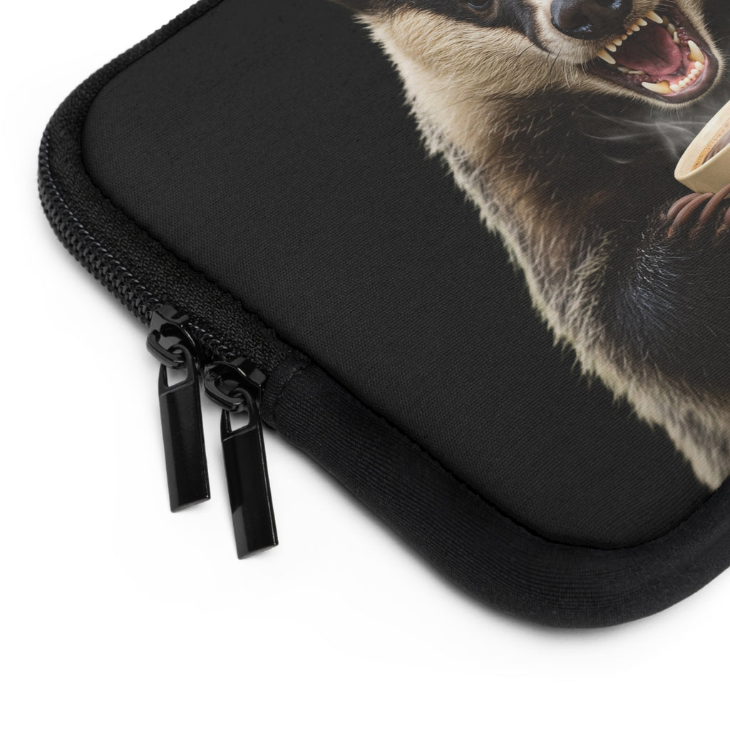 "Go Away Badger – Laptop Sleeve for the Socially Allergic"