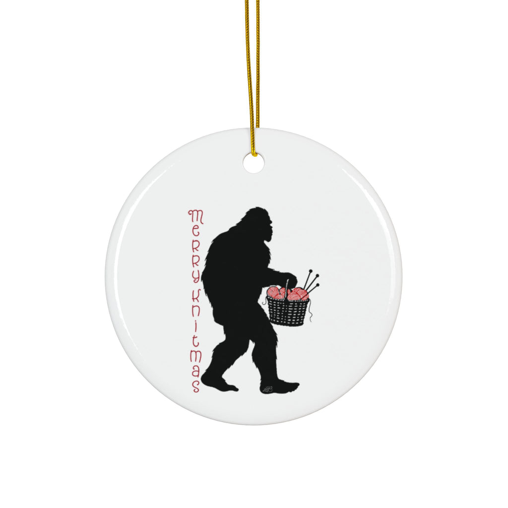 Merry Knitmas Bigfoot Gifts for Knitters - Humorous and Unique - 2SB Snark Shop