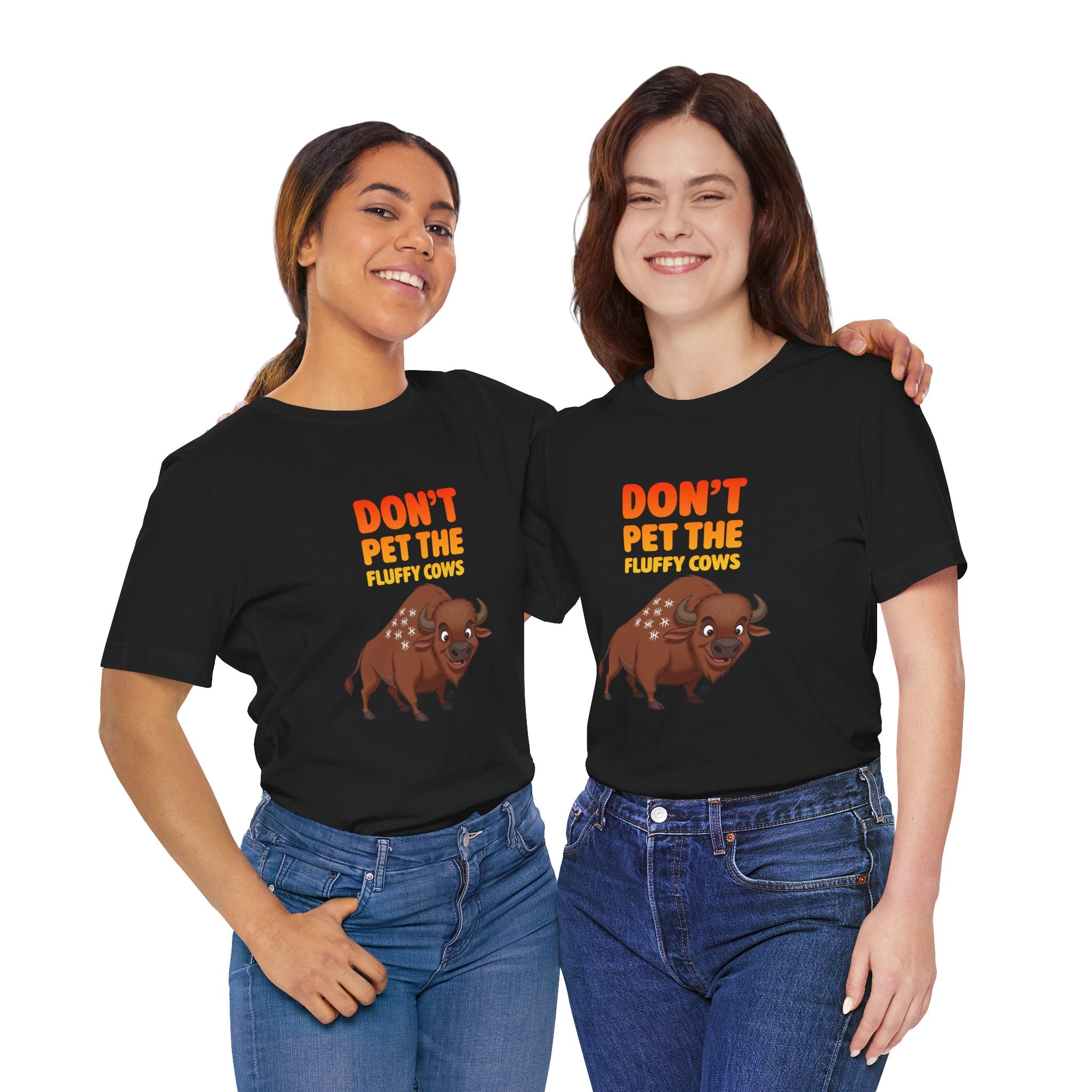 Don't Pet the Fluffy Cows T-Shirt – Funny Bison Tee