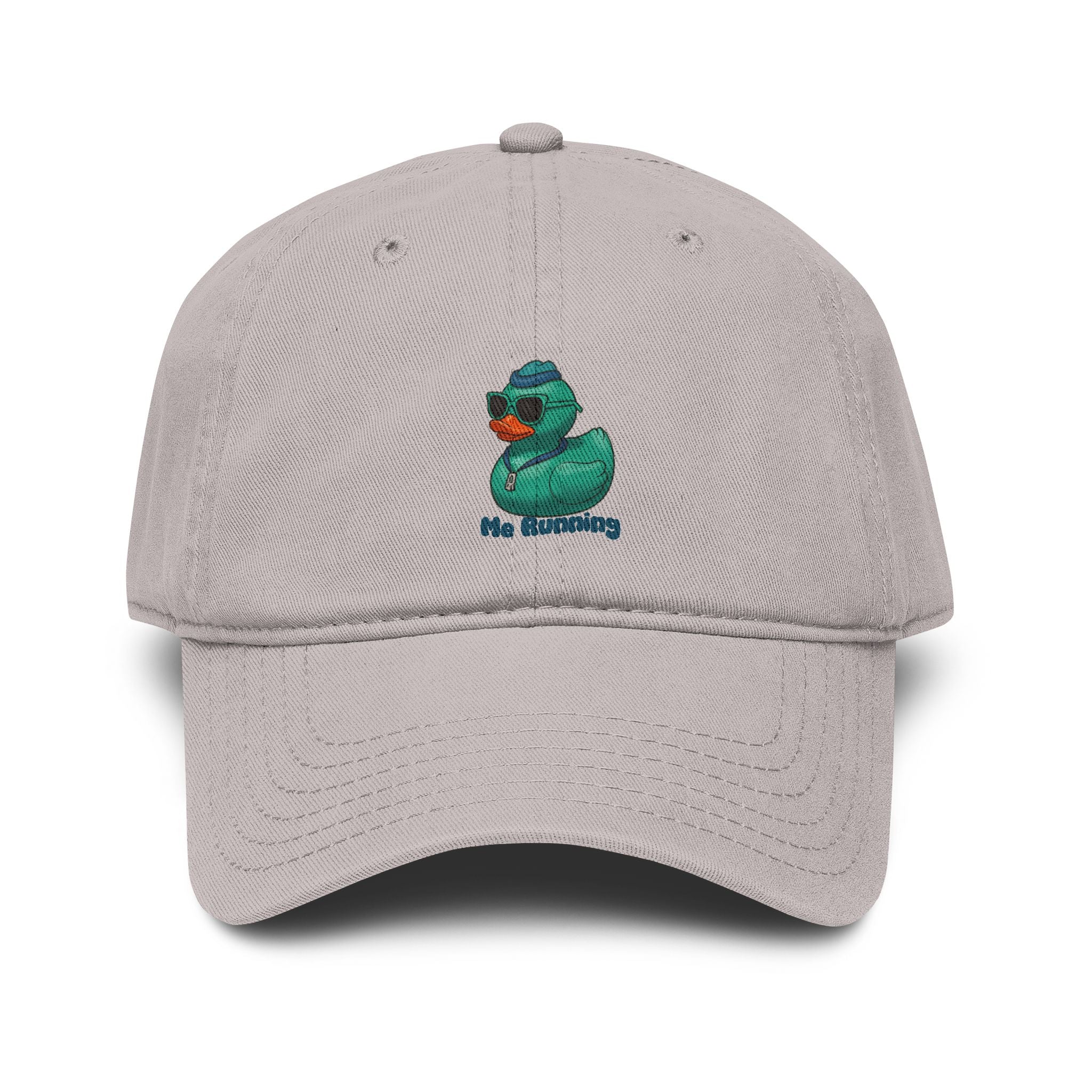Duck Me Running Hat – Funny Garment Washed Baseball Cap