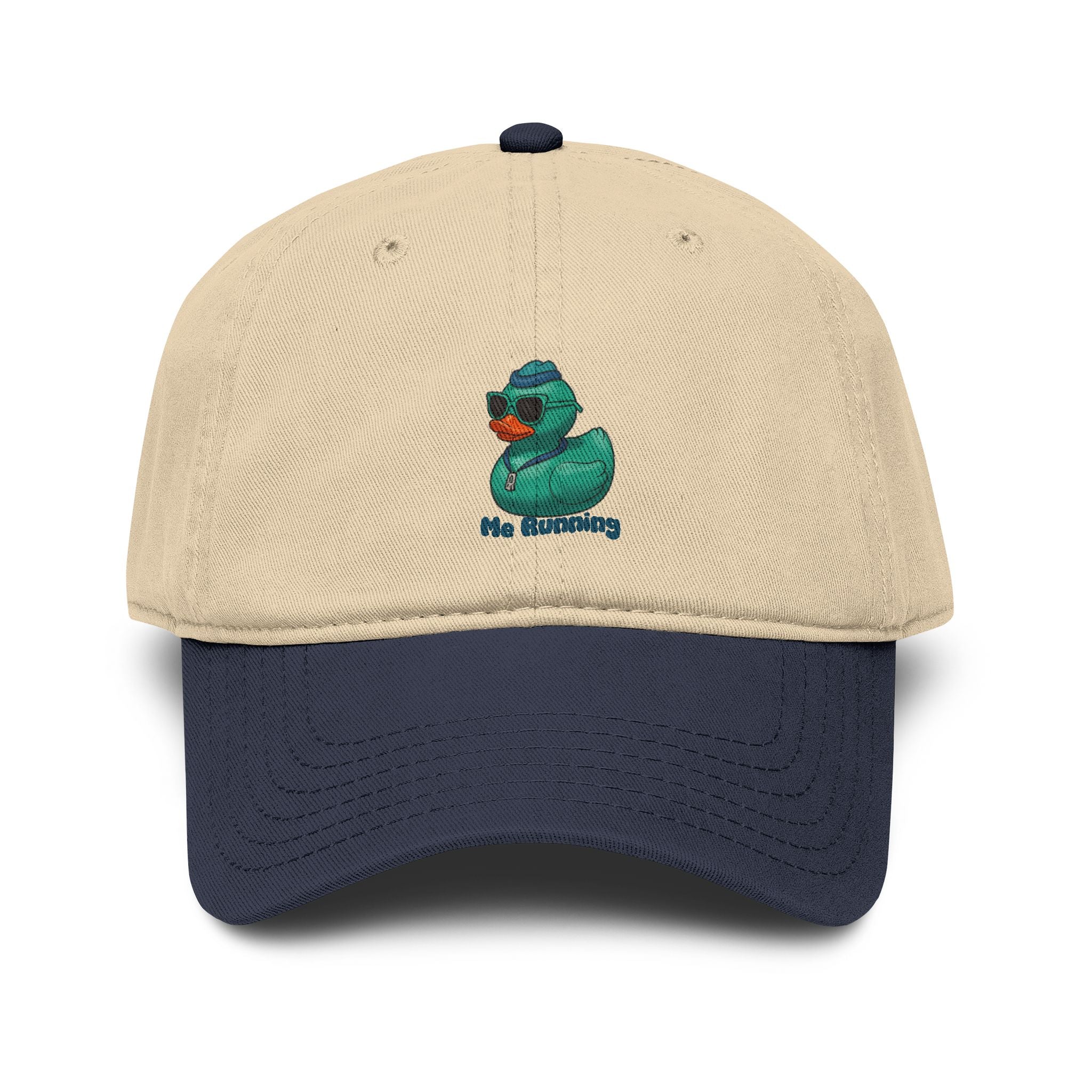 Duck Me Running Hat – Funny Garment Washed Baseball Cap