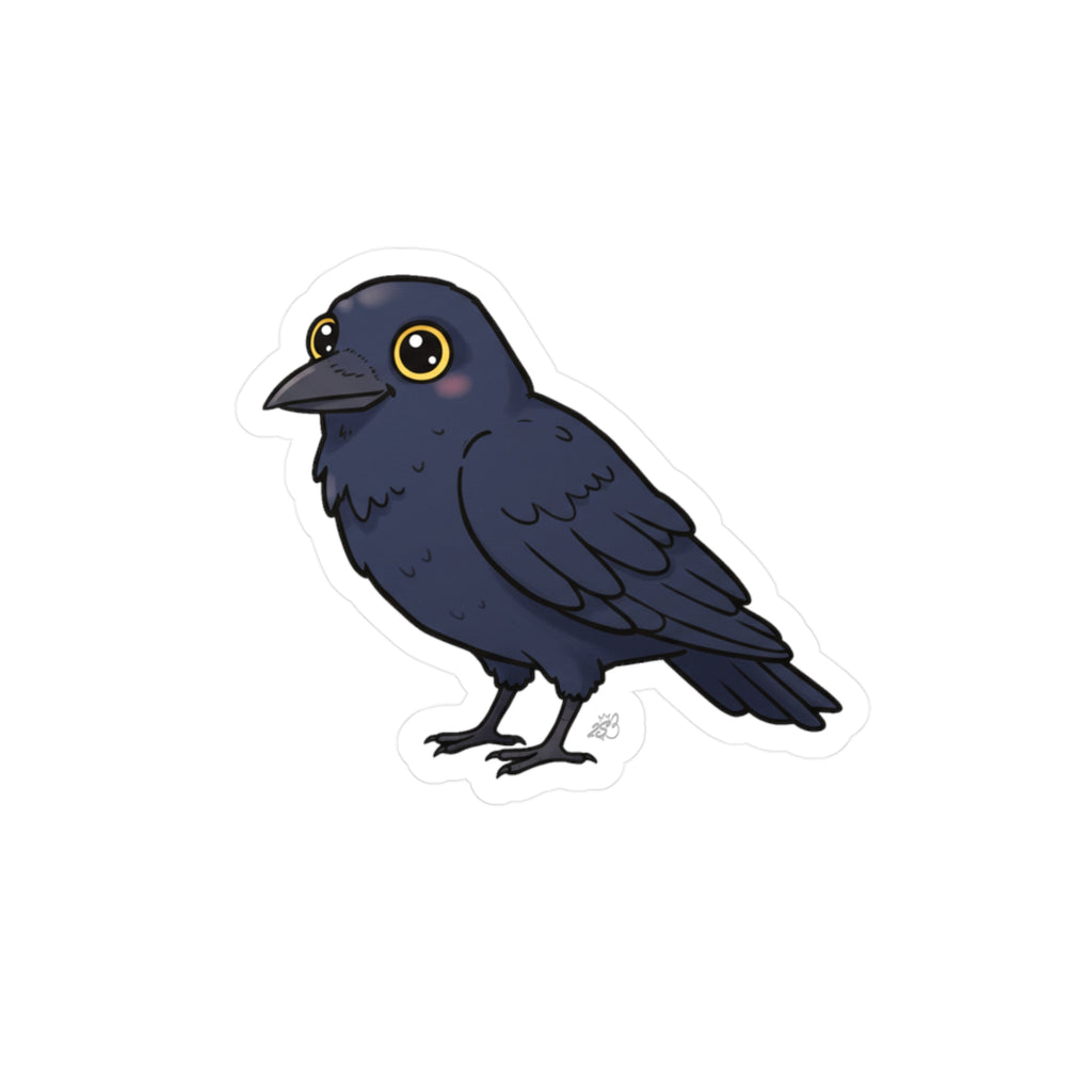 Cute Cartoon Crow Kiss-Cut Vinyl Decal