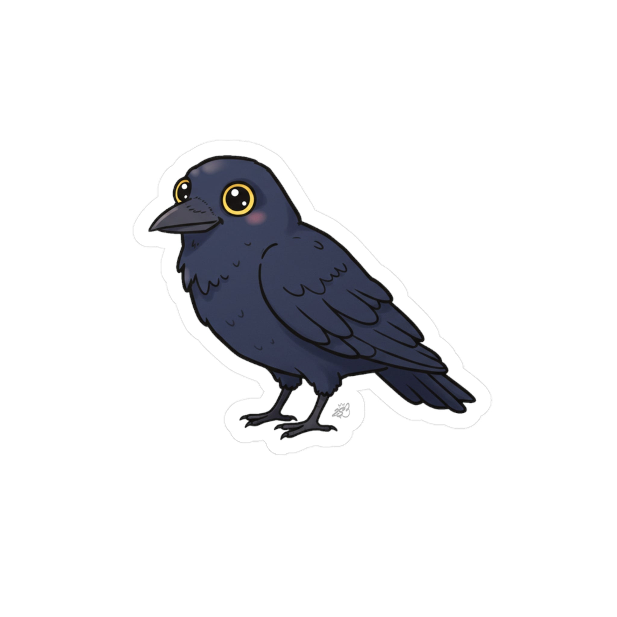 Cute Cartoon Crow Kiss-Cut Vinyl Decal