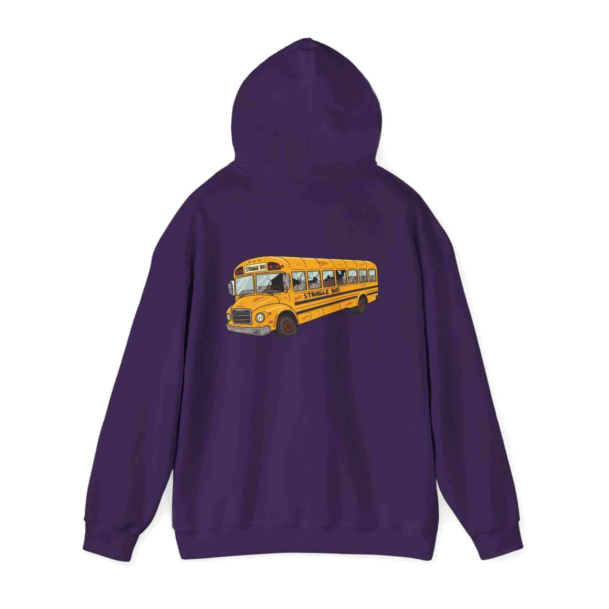 The Struggle Bus Hoodie – Crash Course in Cozy Chaos! Gift for Friends, Loved Ones and Anyone who's "Just surviving" - 2SB Snark Shop