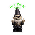 Gno Fuck Given Skeleton Gnome Kiss-Cut Vinyl Decal