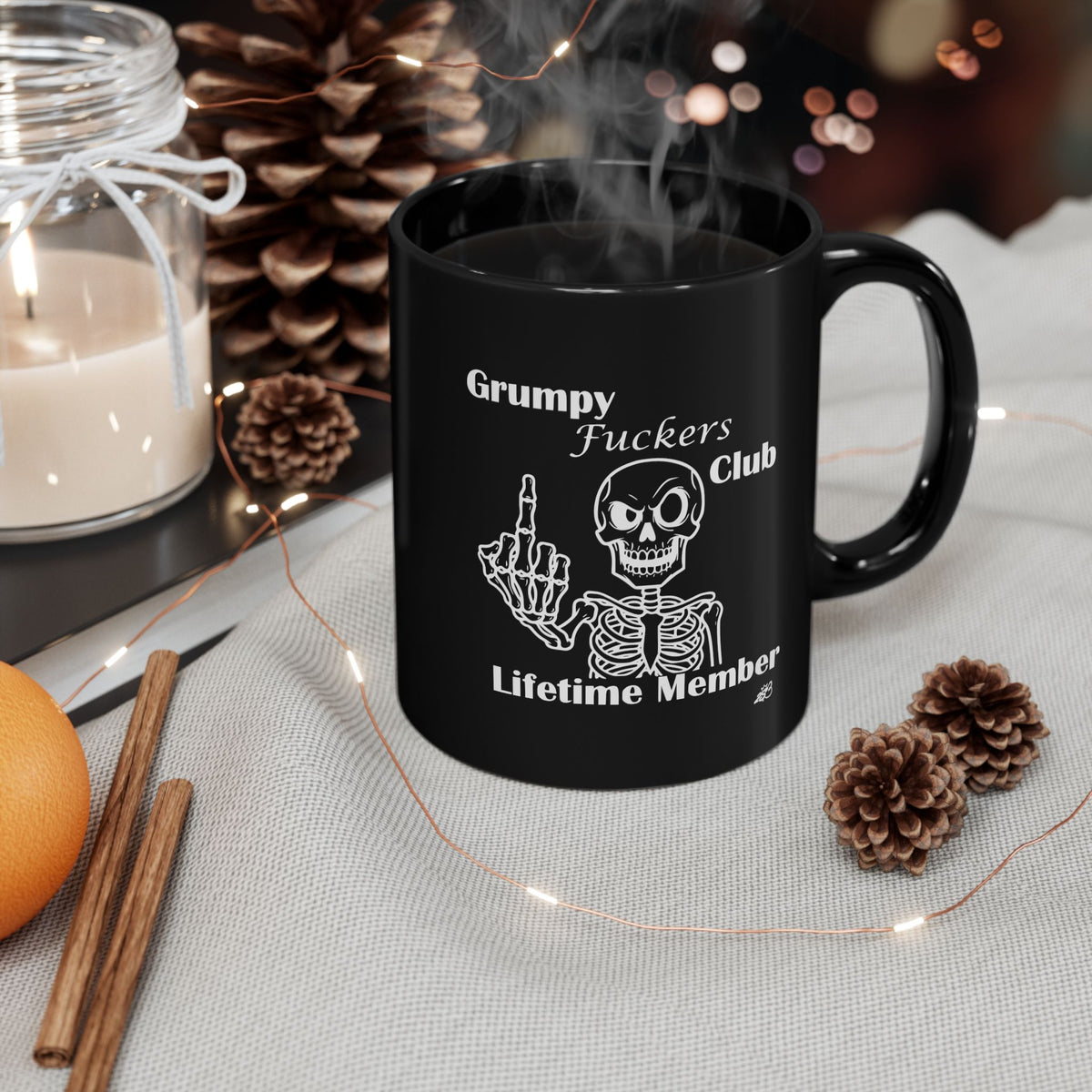 Grumpy Fuckers Club Coffee Mug – Lifetime Member - 11oz & 15oz