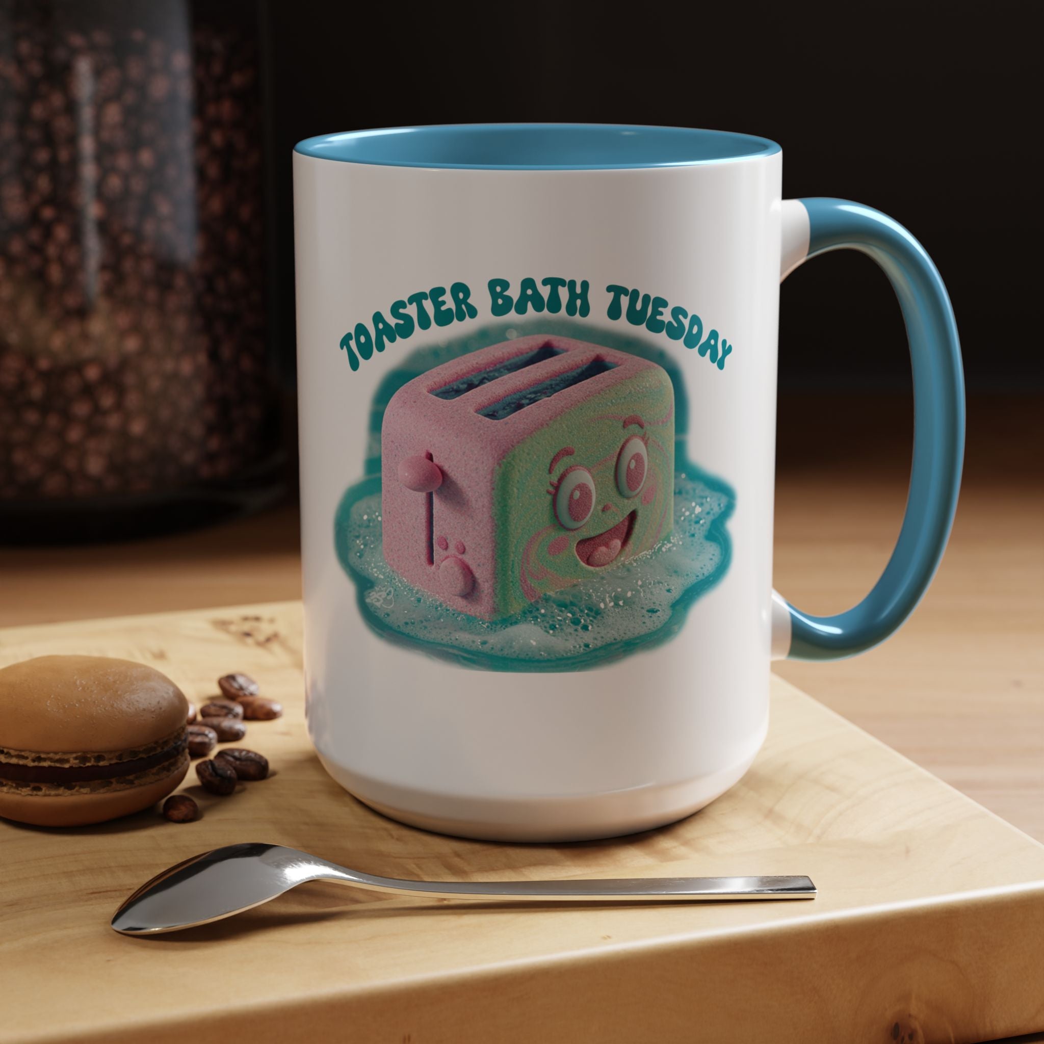 Toaster Bath Tuesday Mug - Funny Dangerous Bath Time Coffee Mug 11oz or 15oz