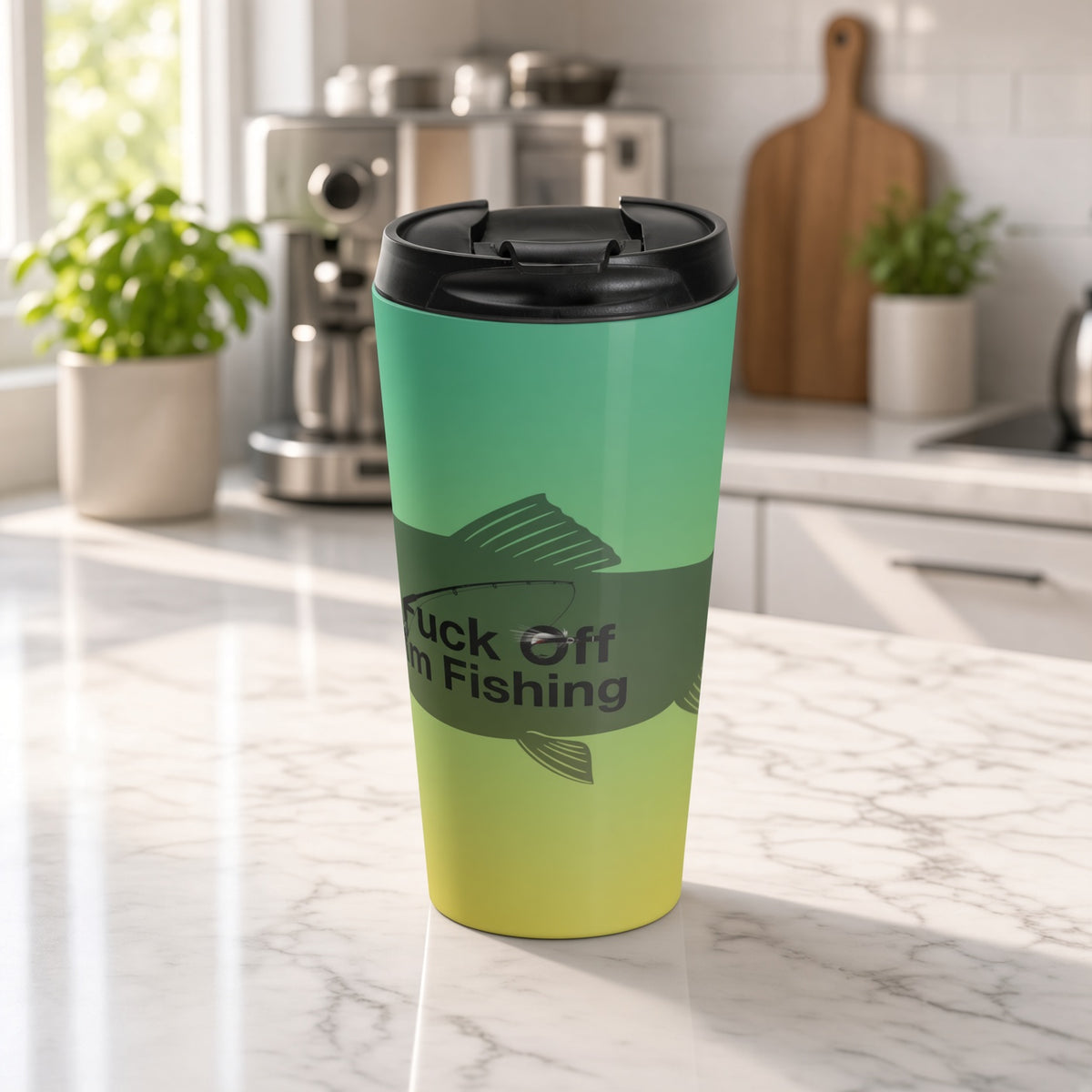 Fuck Off I'm Fishing Tumbler